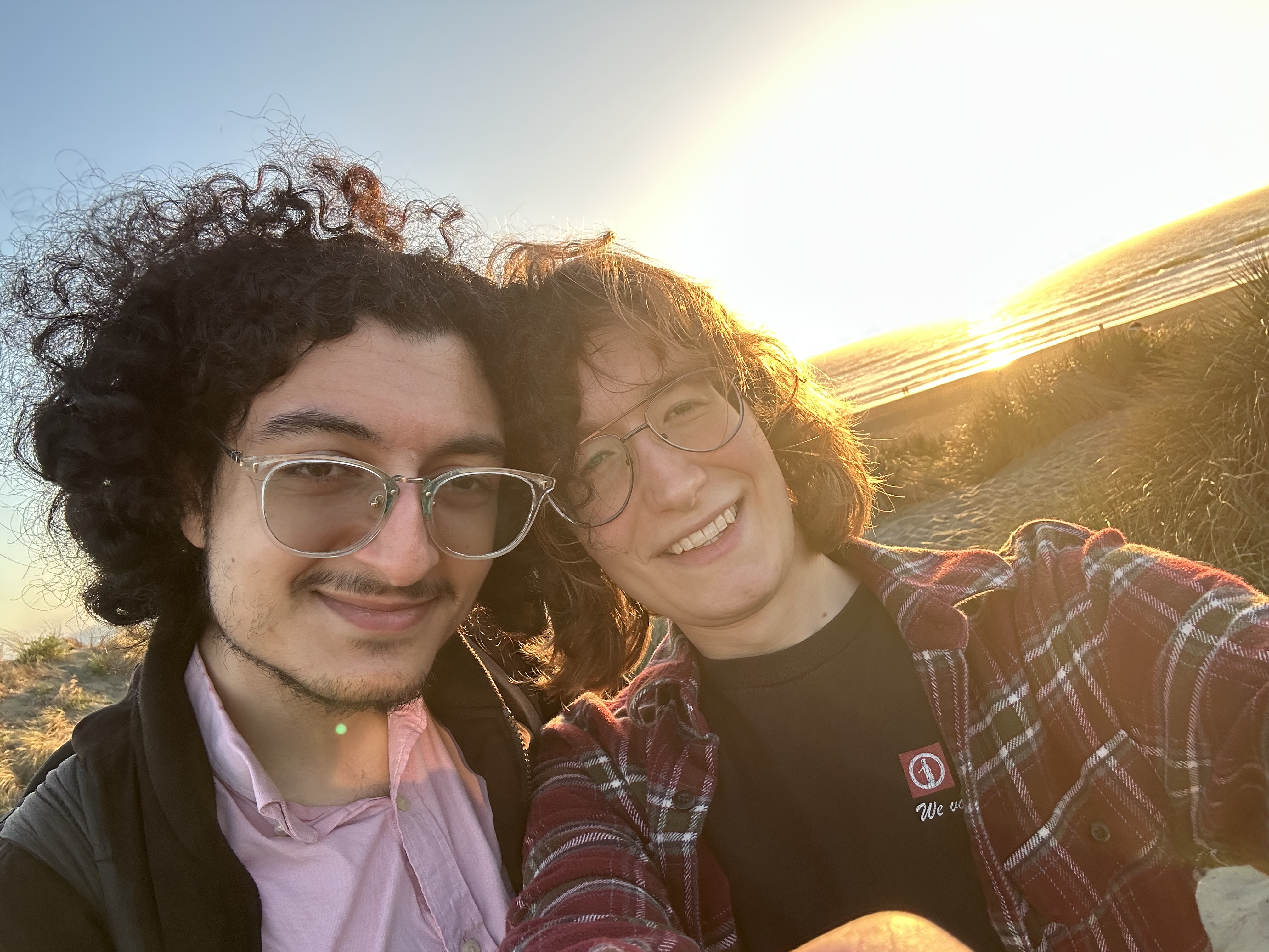 My husband and me at Ocean Beach